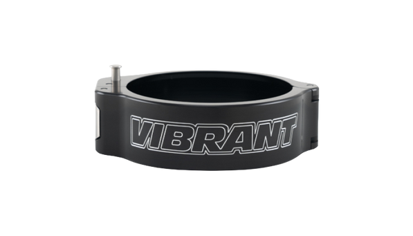 Vibrant 3in O.D. Aluminized HD 2.0 Clamp - Anodized Black (Clamp Only)