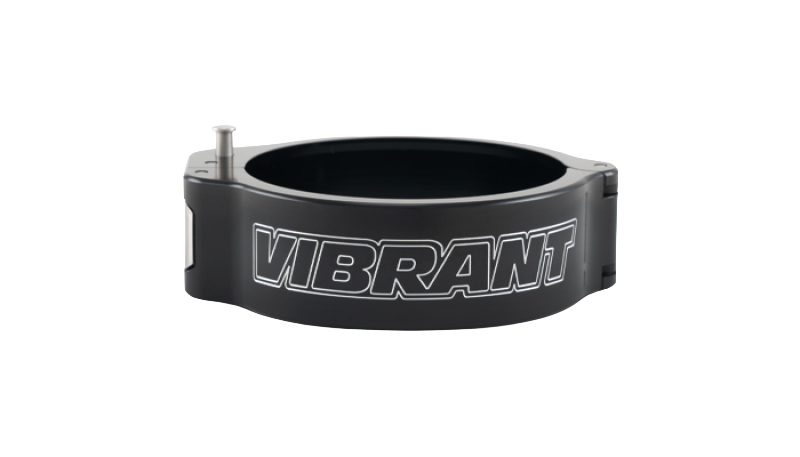 Vibrant 3in O.D. Aluminized HD 2.0 Clamp - Anodized Black (Clamp Only)