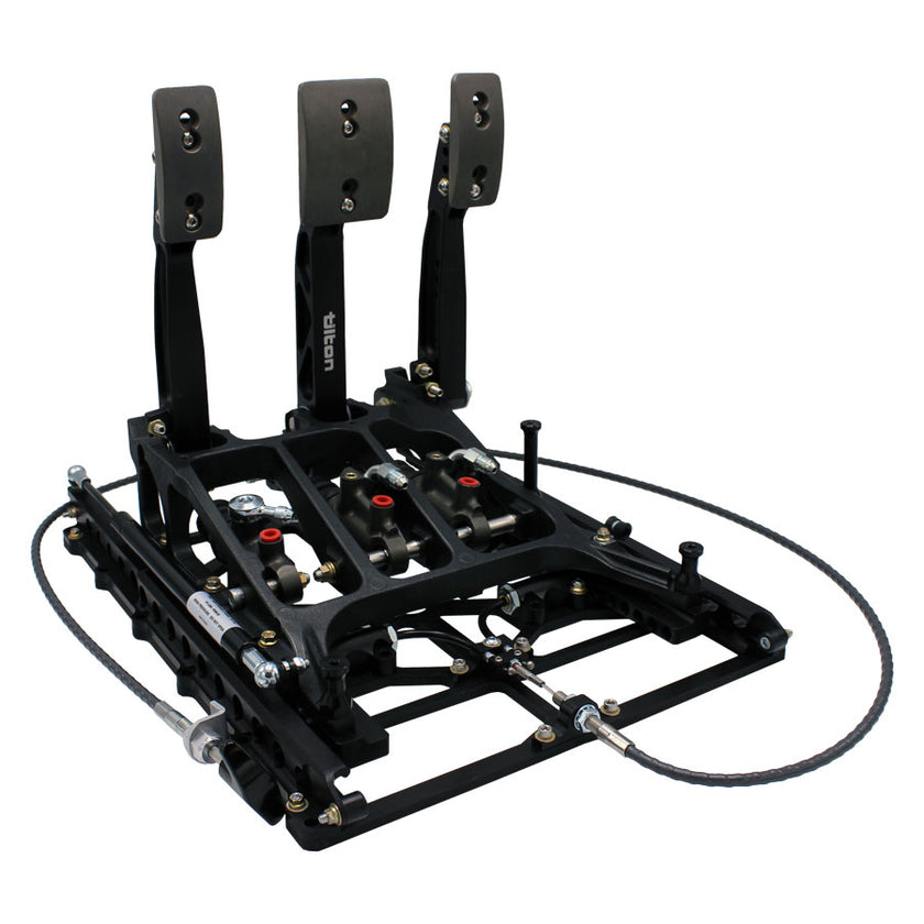 850-Series 3-pedal Underfoot Pedal Assembly with Slider System