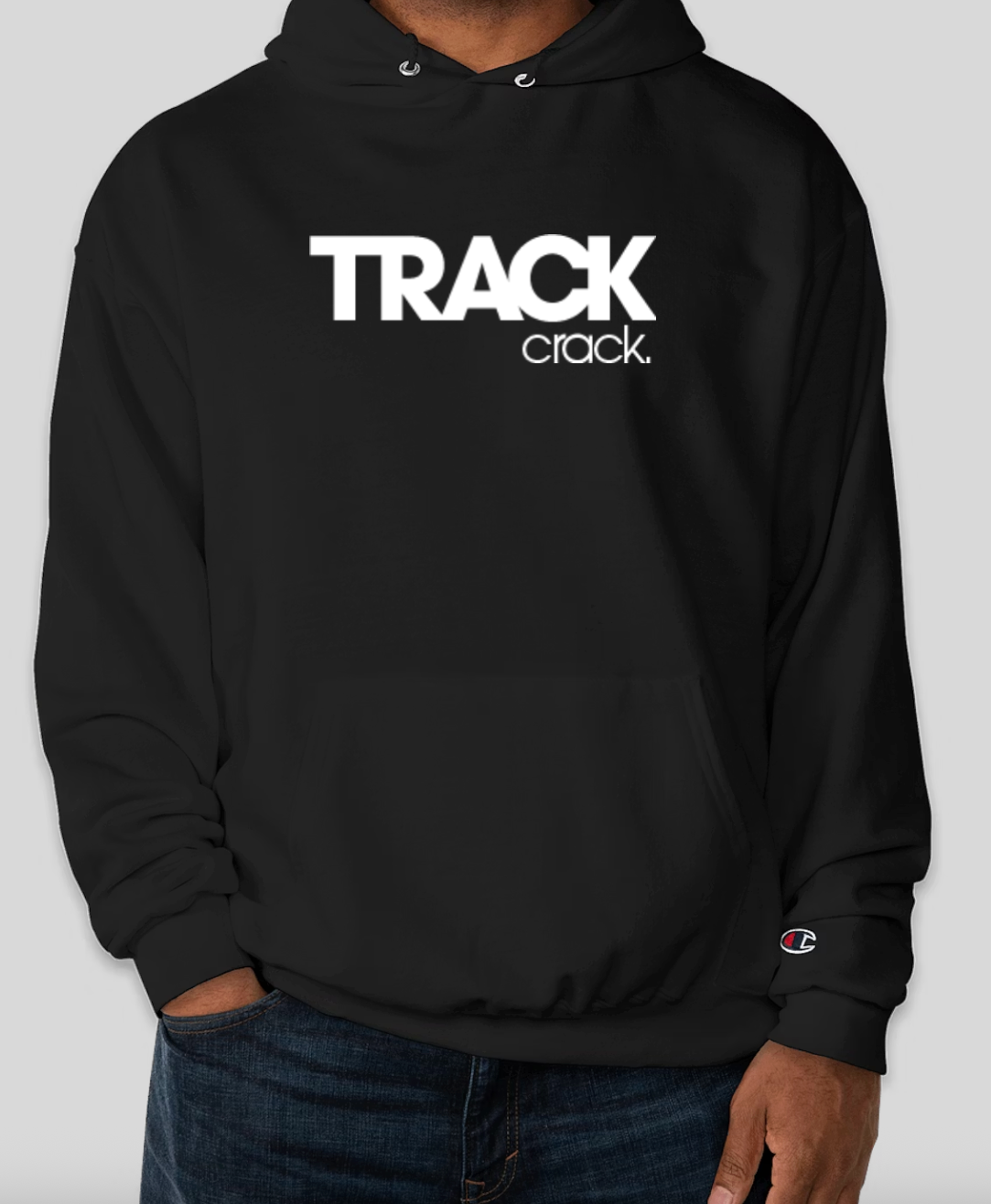 Classic Track Crack Logo Hoodie