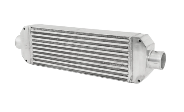 Vibrant Air-to-Air IC Assy complete w/ end tanks core size: 22in Wx9in Hx3.25in thick 2.5in in/out