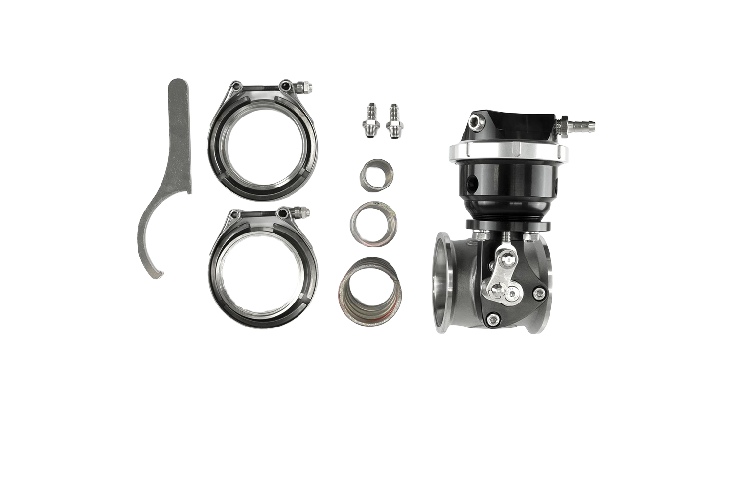 Pneumatic StraightGate50 6psi External Wastegate (Black)