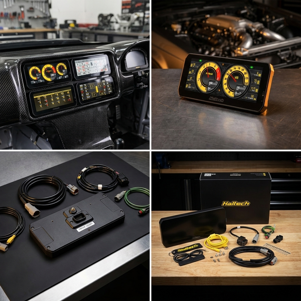 Haltech uC-10 10in Digital Dash Kit w/Cables & Accessories
