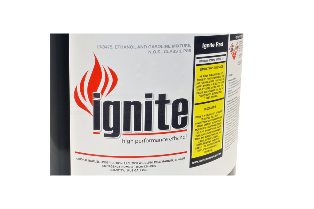Ignite Red E90 Ethonal Based Fuel 5 Gallon Pail