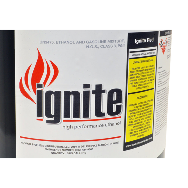 Ignite Red E90 Ethonal Based Fuel 5 Gallon Pail