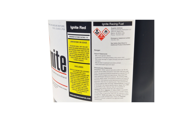 Ignite Red E90 Ethonal Based Fuel 5 Gallon Pail