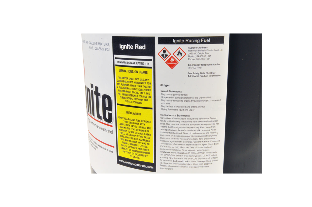 Ignite Red E90 Ethonal Based Fuel 5 Gallon Pail