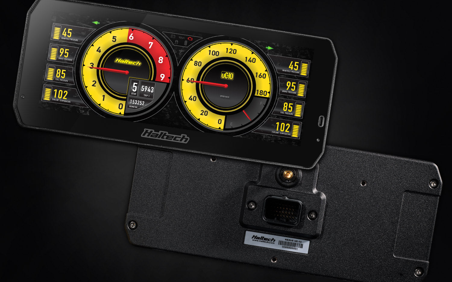 Haltech uC-10 10in Digital Dash Kit w/Cables & Accessories